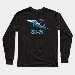 Soukhoî SU-24 Fighter Jet Long Sleeve T-Shirt